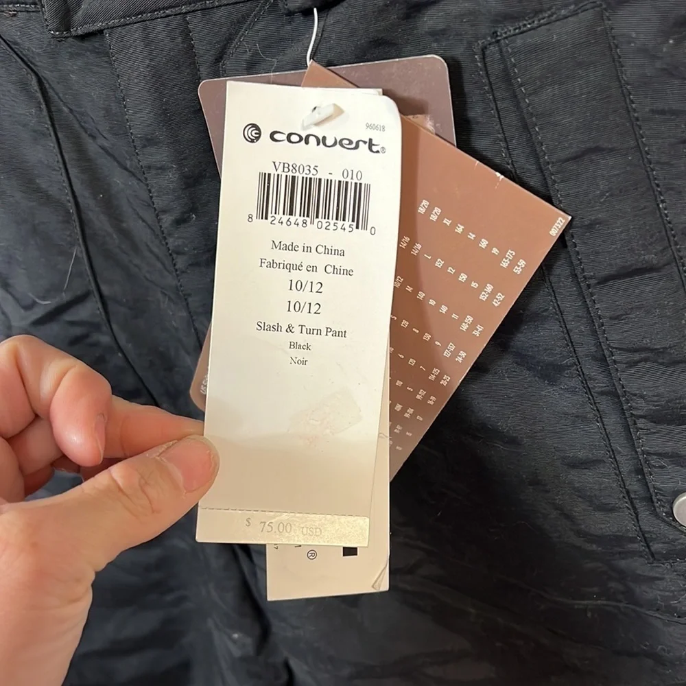 NWT Columbia Convert snow pants | youth size 10\12 | black